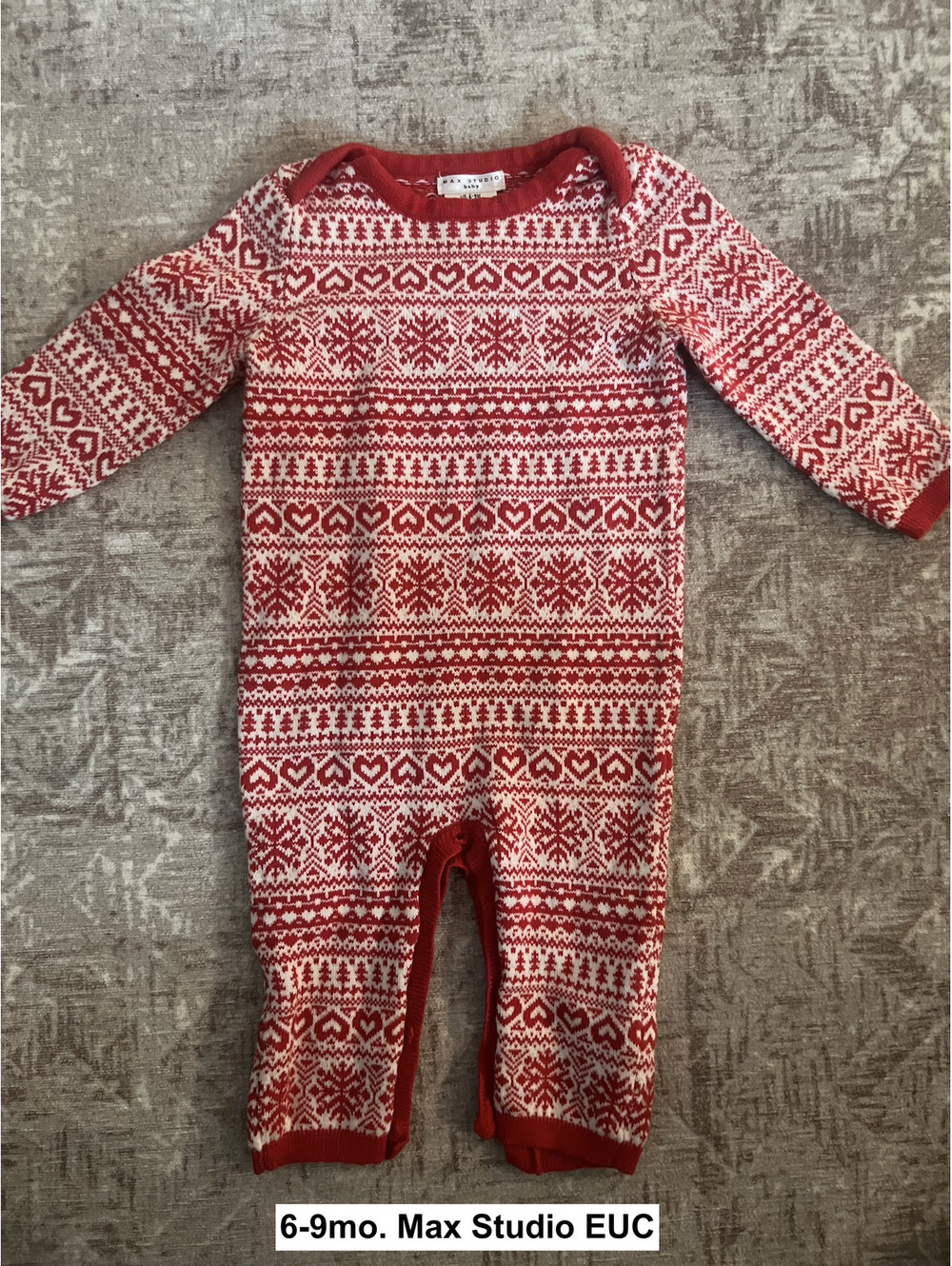 6-9m. Max Studio Holiday Themed Outfit